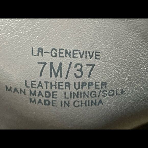 LORD & Taylor grey Genevive peep toe ankle booties size 7 M like new - Picture 8 of 11